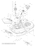 Page B Diagram and Parts List for 13CX614G401 2004 Yard Man Lawn Tractor